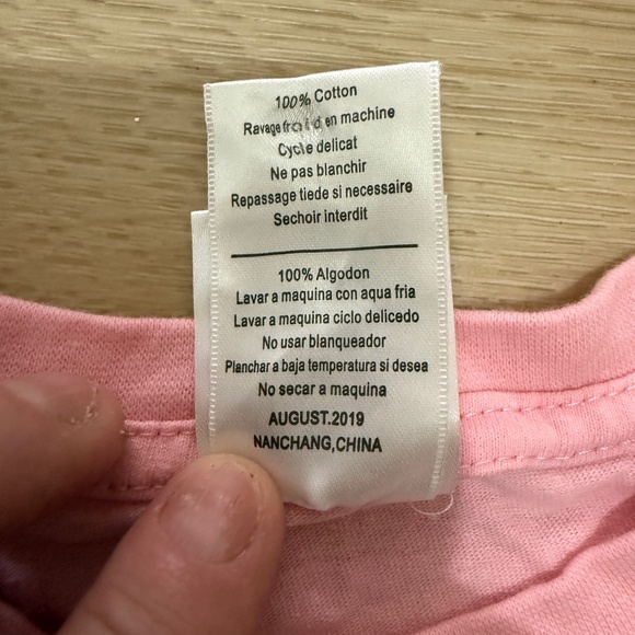 I Love NY Graphic Tee Pink Regular Fit - Picture 8 of 8